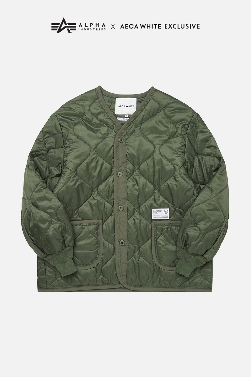 FOREST QUILTED LINER-KHAKI