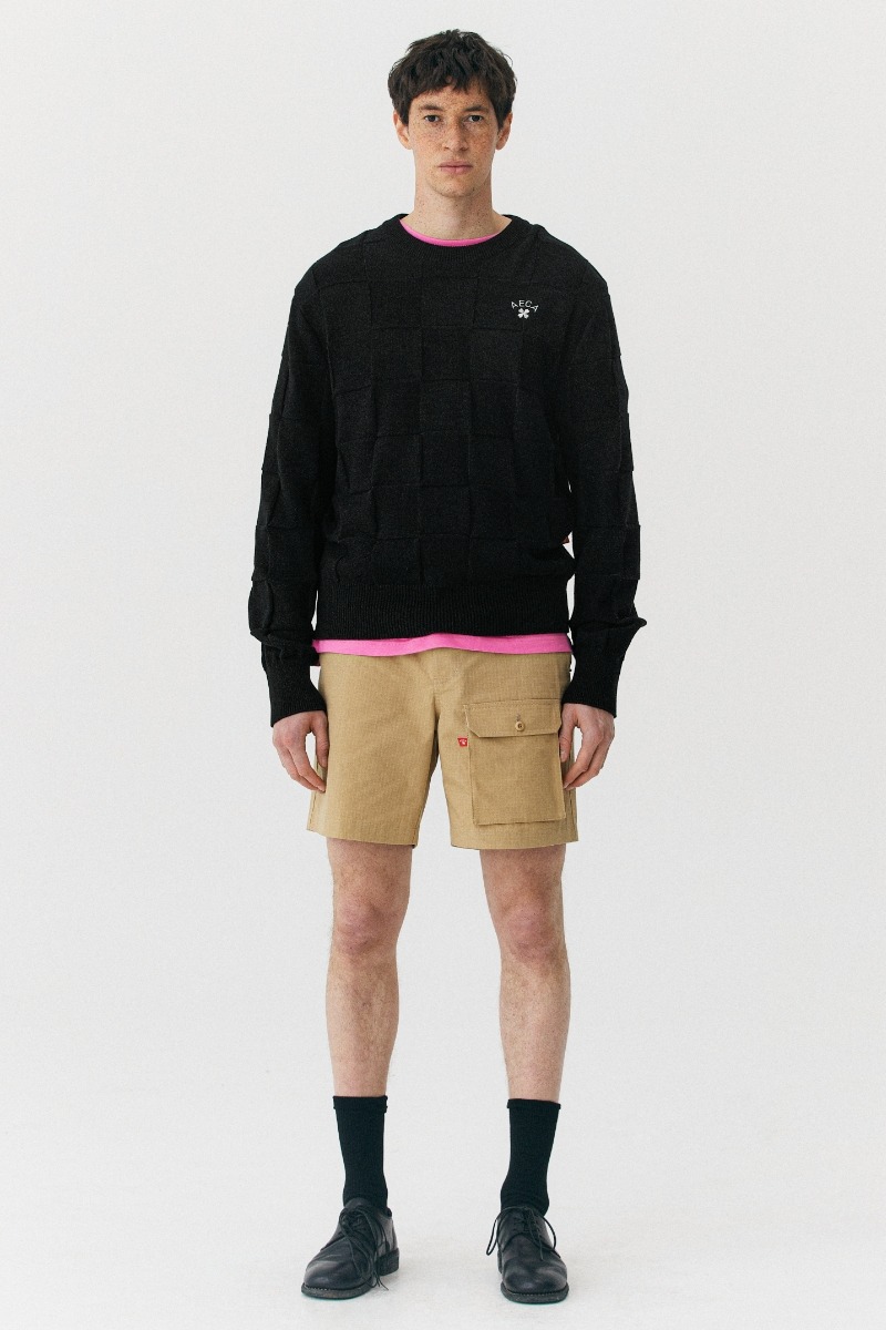 RIP STOP SHORTS-BEIGE