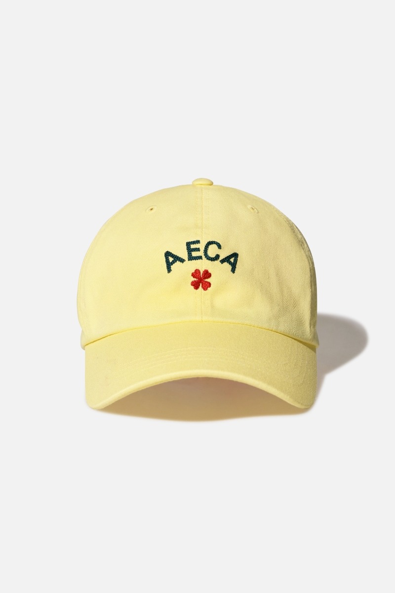 AECA CLOVER LOGO CAP-LEMON