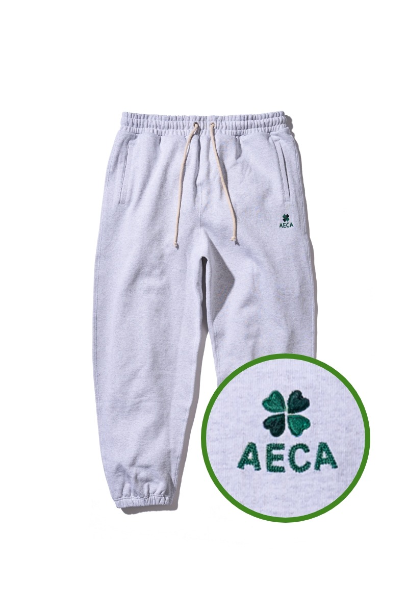 EVERYDAY AECA CLOVER SWEAT PANTS-LIGHT GREY